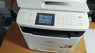 Canon i SENSYS MF411dw Factory ResetPasssword ResetSettings [upl. by Annaes]