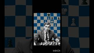 Double brilliant pawn sacrifice by Bobby Fischer 💀 [upl. by Ahtebat]