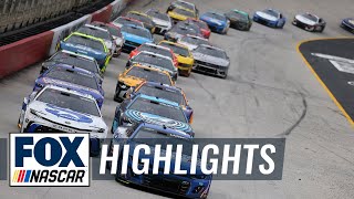 NASCAR Cup Series Food City 500 Highlights  NASCAR on FOX [upl. by Larrej]