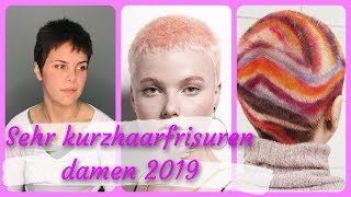 Die aktuelle 20 Ideen zu sehr kurzhaarfrisuren damen 2019 [upl. by Web266]