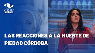 Piedad Córdoba quotnos quedó debiendo la verdad” Cabal mostró su desacuerdo con Lafaurie [upl. by Biggs442]