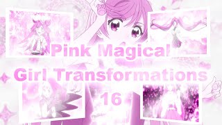 Pink Magical Girl Transformations 16 [upl. by Rosecan]