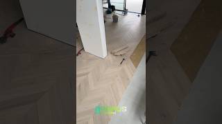 Chevron Flooring ​⁠braausflooring floor piso fyp [upl. by Dyann366]