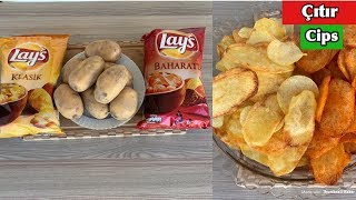 EVDE LAYS NASIL YAPILIR  Chips Recipe [upl. by Redle]