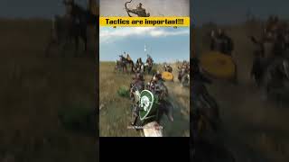 Tactics are Important bannerlord mountandblade tactics horsearcher shorts [upl. by Selie]