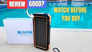 Portable Solar Power Bank Review [upl. by Akinam]