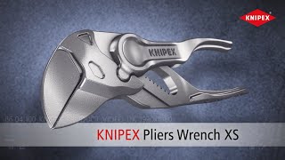 KNIPEX Pliers Wrench XS 86 04 100 [upl. by Ahsatam951]