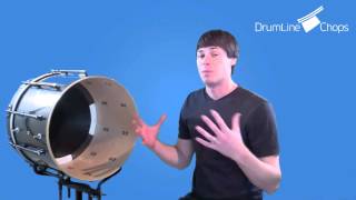 How to Muffle a Marching Bass Drum [upl. by Ahsimal383]