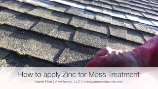 How To Apply Zinc to a Roof  Moss Treatment Portland Oregon  ViewRenew [upl. by Yrakaz56]