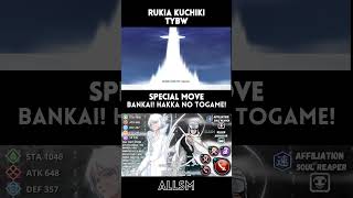 Thousand Year Blood War Rukia Bankai Hakka No Togame [upl. by Yeltsew]