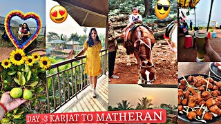 KARJAT TO MATHERAN  MATHERAN HILL STATION VLOG  SHARING MY EXPERIENCE ❤️ [upl. by Arikal]