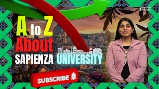 Sapienza University of Rome  Italy Visa  ADMISSION  TUITION FEE  SCHOLARSHIP [upl. by Laurens]