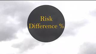 Risk Difference  or Attributable Risk or Attributable Fraction or Attributable Proportion [upl. by Vaden]