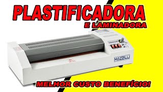 Plastificadora e Laminadora para Gráfica Rápida com melhor custo beneficio [upl. by Mirilla]