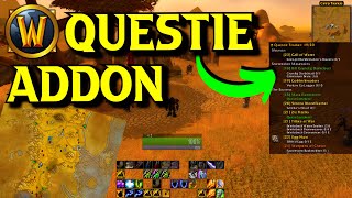 BEST Classic WoW Quest Tracker  Questie Addon Guide [upl. by Isoj]