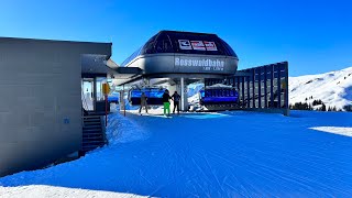 Skigebiet Saalbach Hinterglemm  Leogang  Fieberbrunn  Skifahren⛷️ [upl. by Nivle]