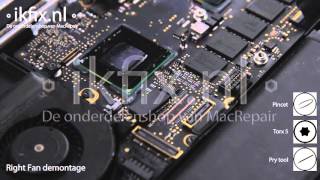 MacBook Retina 13 inch Logic Board moederbord vervangen [upl. by Cherry179]