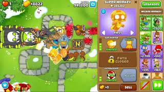 Bloons Tower Defense 6 Version 70  Monkey Meadow CHIMPS Mode amp Freeplay [upl. by Romney]