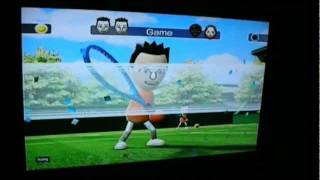 Wii Sports  Tennis Highest Score 2400 Wii Record [upl. by Acirahs]