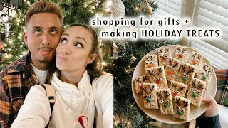 last minute shopping  making HOLIDAY TREATS  VLOGMAS Day 22 [upl. by Lathan624]