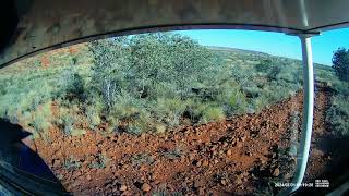 240731 OKA196 Canning Stock Route leaving Diebil Hills camp site [upl. by Jaynell]