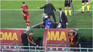 La rabbia di Pellegrini espulso in RomaUdinese 10 salterà il derby LazioRoma [upl. by Hermina312]