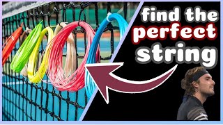 Complet Guide to find the PERFECT string Alex Tennis [upl. by Gurias]