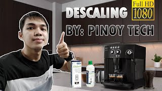 How to descale Delonghi Magnifica ESAM 4000 2023 Tutorial [upl. by Kline188]