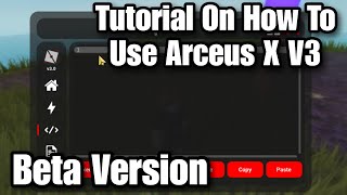 ARCEUS X V3 TUTORIAL ON HOW TO USE IT Arceus X News [upl. by Chiquia]