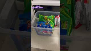 My first asmr attempt How did I do thekemingway schoolsnacks groceryshopping restock [upl. by Nnawaj]