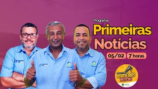 Primeiras Notícias 05022024  Diamantina FM  Ao Vivo 🎙️ DiamantinaFM95 Itaberaba [upl. by Celestyna]