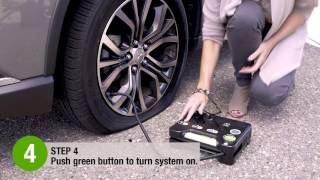 How to Use the Flat Tire Repair Kit [upl. by Kimbra144]