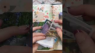 1 min scrapbooking  asmr collage relaxing journal [upl. by Sivi]