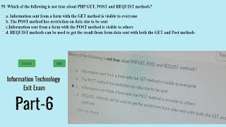 Exit exam for information technology 2016 EC  part6 [upl. by Lief]