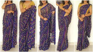 How to make pallu Pleating tips for beginners  two different style saree draping  saree sikhe [upl. by Nnaasil198]