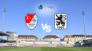 TotoPokal 202223 Türkgücü München – TSV 1860 München Achtelfinale [upl. by Adnalor]