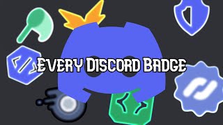 Every Discord Badge  2023 [upl. by Millur]