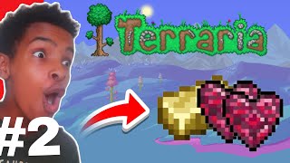 I GOT SUPER LUCKY IN TERRARIA 2  Zannon [upl. by Nauqram501]