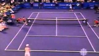 Justine Henin vs Elena Dementieva 2003 Rogers Cup Highlights [upl. by Lucias]