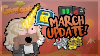 Growtopia  MARCH UPDATE How to use Cyblocks  Growmoji bug  New text colors [upl. by Lilhak]