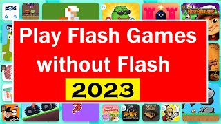 How to Play old Flash Games Without Flash Player Emulator  Play Flash Games in 2023 after 2020 [upl. by Aicnorev]