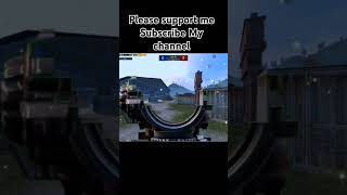 6x scope Combin Effect pubg mobile shortvideo [upl. by Jepson]