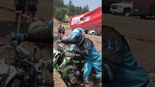 Starting a Kawasaki 750cc Hillclimb Bike on Nitromethane [upl. by Yessej]