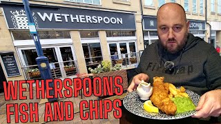 FISH AND CHIPS AT WETHERSPOONS  Is this THE BEST yet  Food Review  WETHERSPOONS WEEK DAY 5 [upl. by Bord]