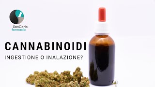 Cannabinoidi ingestione o inalazione  Farmacia San Carlo [upl. by Eilyah]