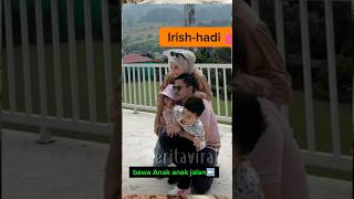 Irish BellaHadi bawa anak jalan weekend ✅🌺 irishbella irish BVa fypviral beritaterbaru viral [upl. by Nnaarat]