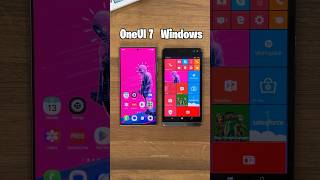 OneUI 7 vs Windows Phone 🤤 [upl. by Ayitahs]