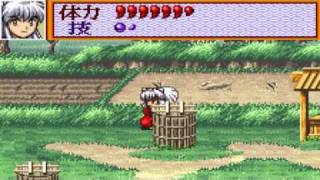 InuYasha Fūun Emaki 犬夜叉 風雲絵巻 Game Sample  WonderSwan Color [upl. by Aihtebat451]