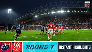 Munster v Ulster  Instant Highlights  Round 7  URC 202223 [upl. by Nna]