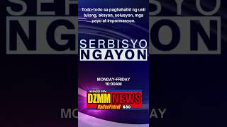 FANMADE DZMM News Serbisyo Ngayon Theme 1 HD [upl. by Sello]